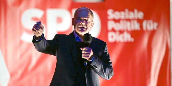 Olaf Scholz in Lüneburg: „Koalition mit dem Bürger“